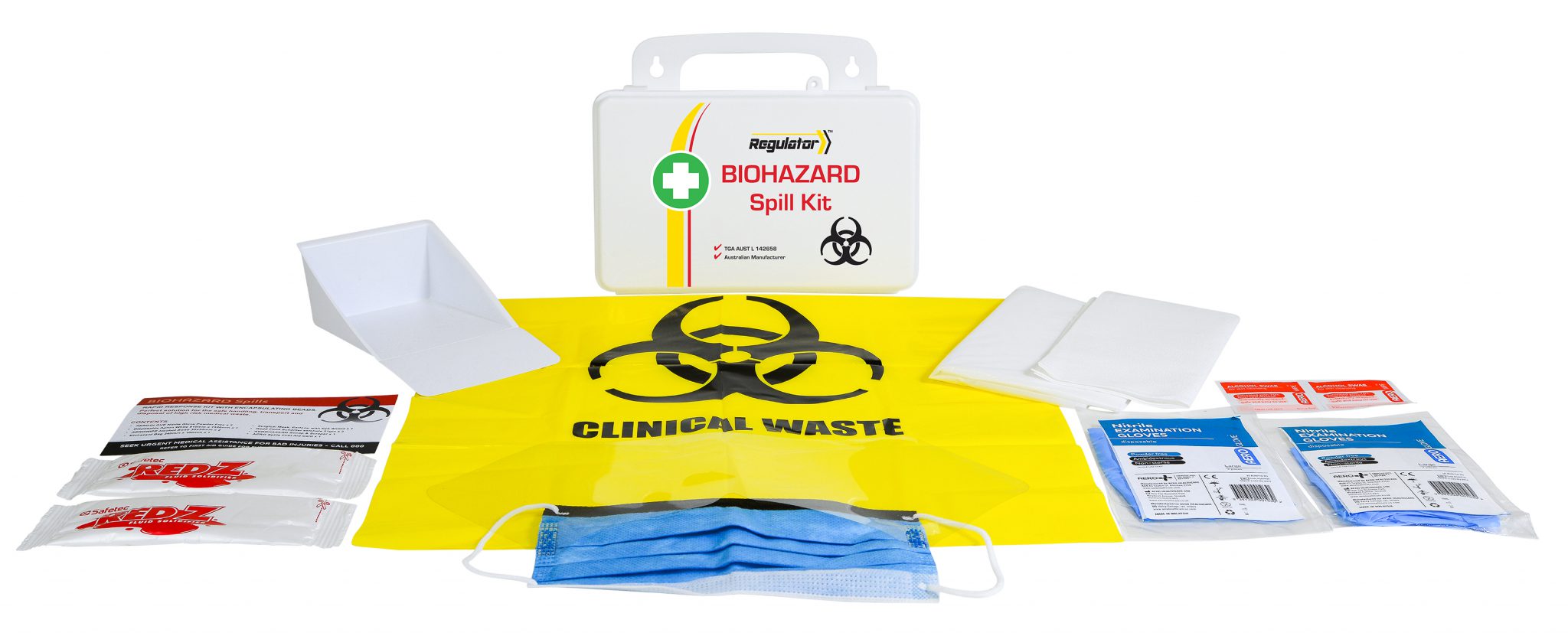 Regulator Biohazard Spills Kit First Aid Module Aero Healthcare