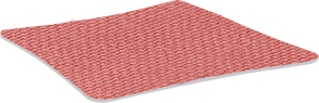 Animation graphic showing the Aeroplast™ Premium Weight Fabric layer