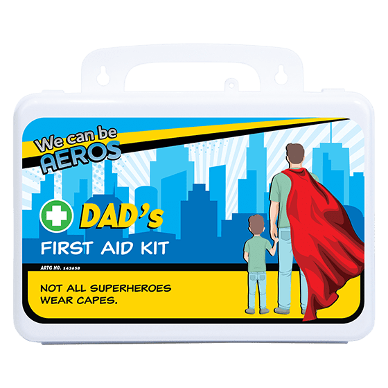 DAD’S 2 Series Plastic Waterproof First Aid Kit 13 x 21 x 7.5cm>