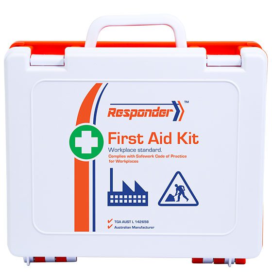 CUSTOM 4 Series Plastic Rugged First Aid Kit 23.3 x 26.6 x 9.8cm>