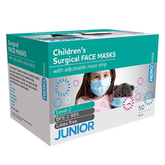 AEROMASK Children’s Surgical Mask Box/50>