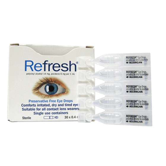 REFRESH Eye Drops 0.4ml Box/30>