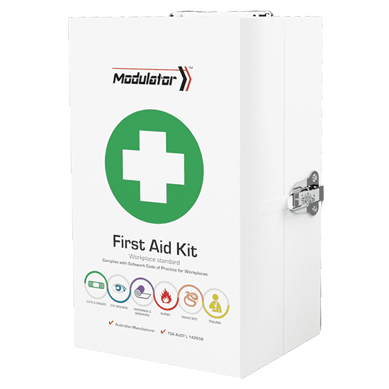 MODULATOR 4 Series Metal Cabinet First Aid Kit 24 x 42 x 15cm>