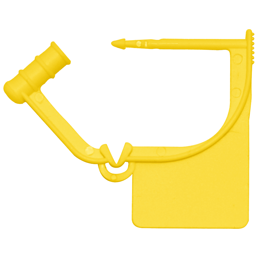 Small Yellow Plastic Safety Seal>