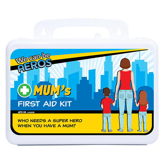 MUM’S 2 Series Plastic Waterproof First Aid Kit 13 x 21 x 7.5cm>