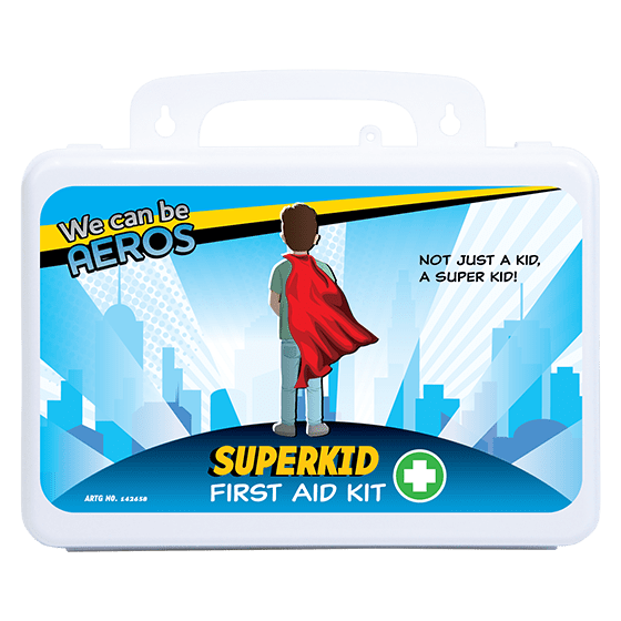 SUPERKID 2 Series Plastic Waterproof First Aid Kit 13 x 21 x 7.5cm>