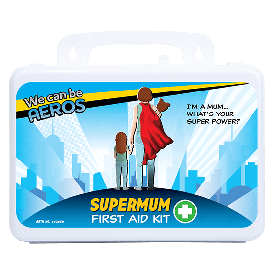 SUPERMUM 2 Series Plastic Waterproof First Aid Kit 13 x 21 x 7.5cm>