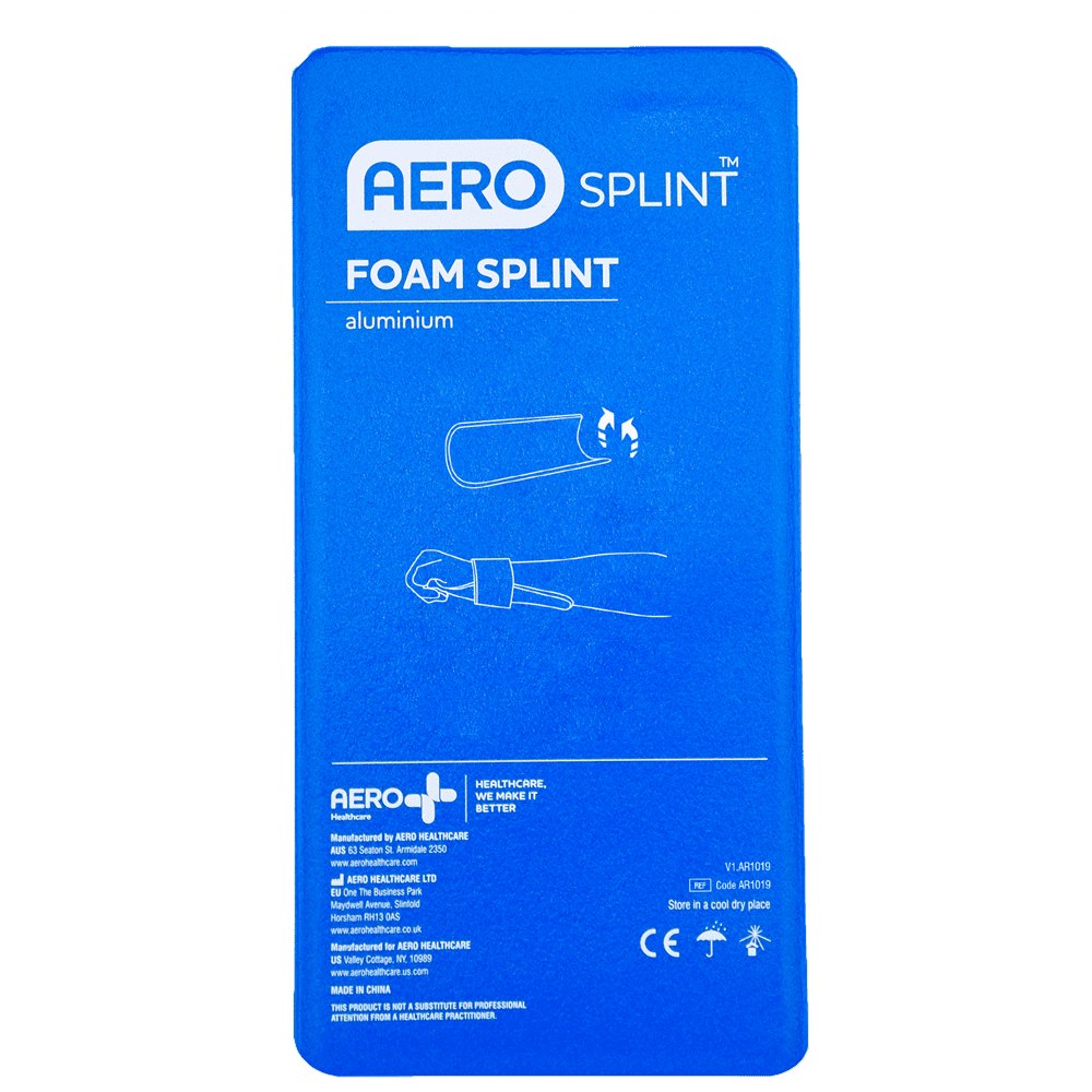 AEROSPLINT Short Aluminium Foam Splint 22 x 11cm>