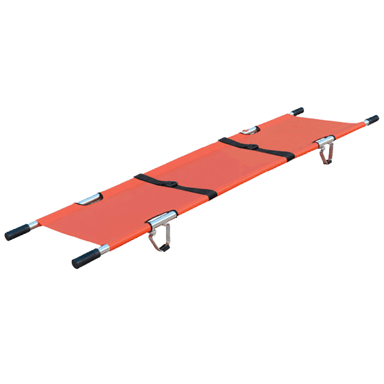 AERORESCUE Alloy Single-Fold Emergency Pole Stretcher (folds width ways)>