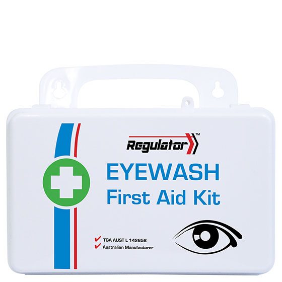 REGULATOR Eyewash First Aid Kit 13 x 21 x 7.5cm>